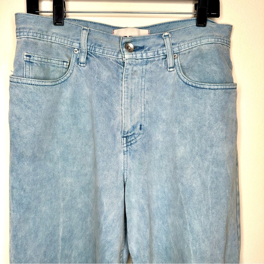 BDG Urban Outfitters High Rise Blue Straight Jeans Light Wash Women’s Size 30 - Picture 6 of 10